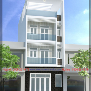 Mẫu Thiết Kế Nh&agrave; Phố Nhỏ - Nở Hậu