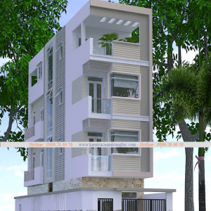 Mẫu Thiết Kế Nh&agrave; Phố 4 Tấm
